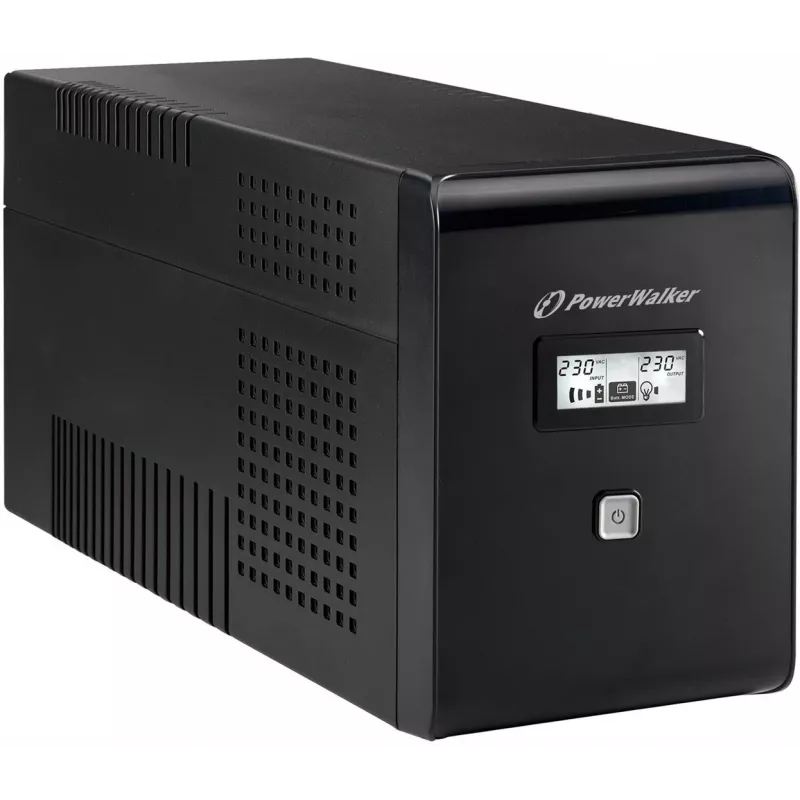 PowerWalker VI 2000 LCD 2 kVA 1200 W 2 gniazda AC