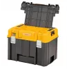 Skrzynka narzędziowa DeWalt DWST83343-1 — aluminium/tworzywo sztuczne, wodoszczelna, pokrywa na zawiasach, zamykana na klucz, 1 komora, 440×333×323 mm