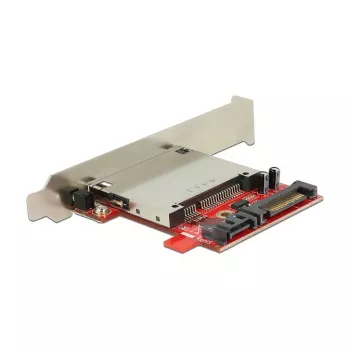 Czytnik kart DeLOCK 91495 SATA wewnętrzny czarny czerwony srebrny