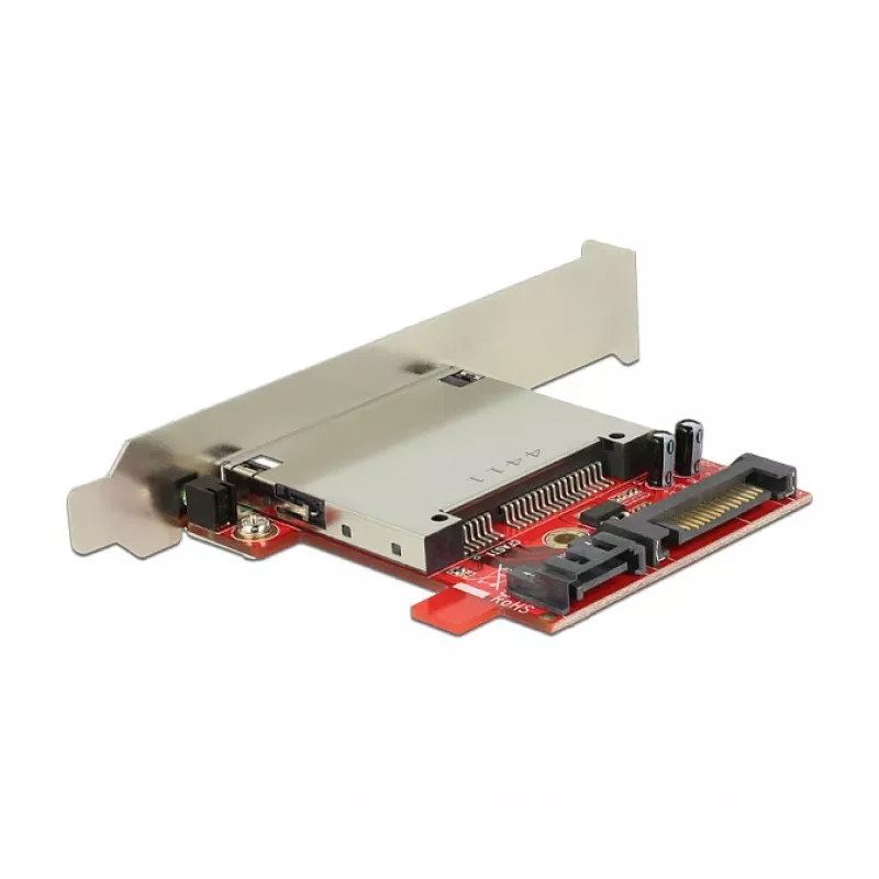 Czytnik kart DeLOCK 91495 SATA wewnętrzny czarny czerwony srebrny
