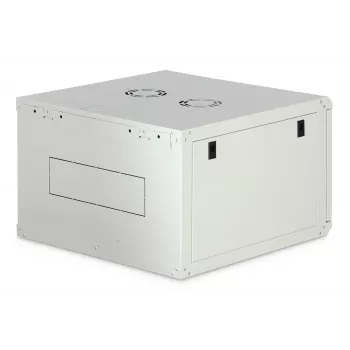 Szafka rack naścienna DIGITUS Dynamic-N 7U 19 cali 600x600 mm, niezmontowana, IP20, zamek na klucz