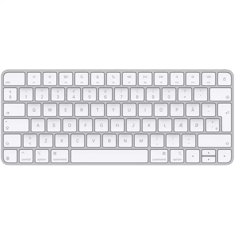 Apple Magic klawiatura Universal USB + Bluetooth QZERTY duńska biała