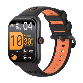 Smartwatch Colmi P86 Czarny z monitorem pracy serca, wodoodporny
