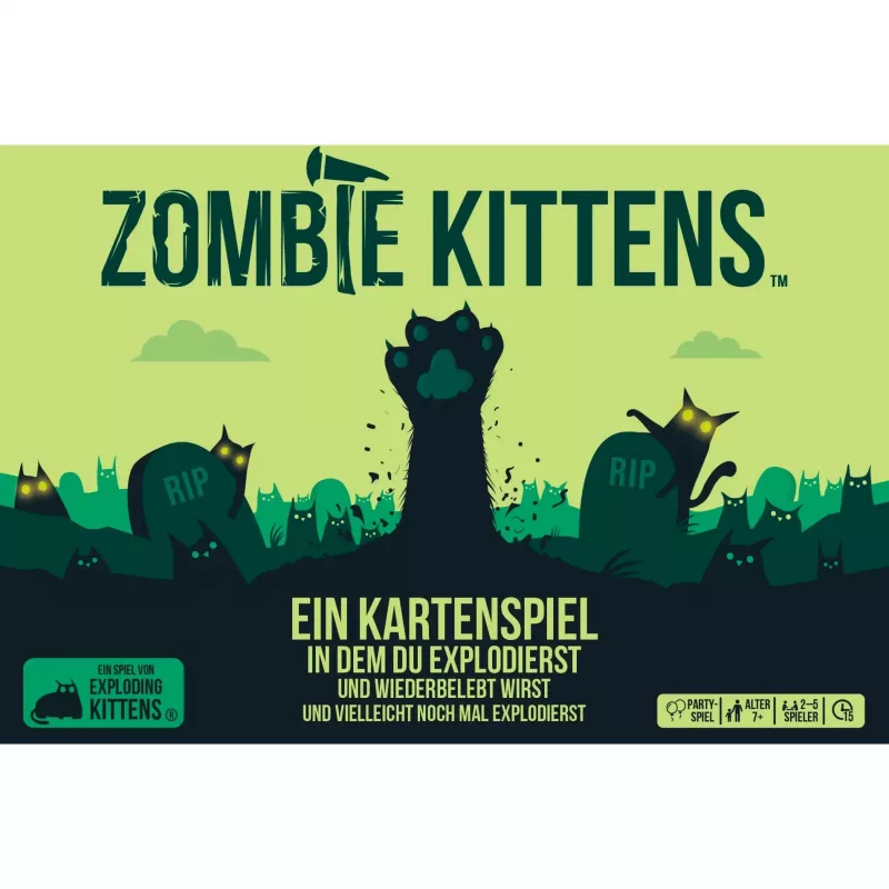 Zombie Kittens, gra karciana