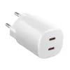 Ładowarka Xiaomi Nano Turbo 45W biała — 2× USB‑C AC wewnętrzna do smartfonów i tabletów