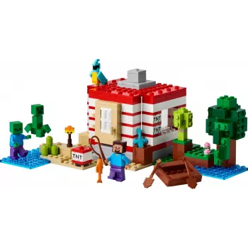 Zestaw konstrukcyjny LEGO Minecraft 21275 Dom w dżungli z TNT