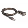 Adapter USB 2.0 Type-A na szeregowy RS-232 D-Sub 9-pin męski DeLOCK 62646