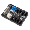 Kontroler wentylatora Aqua-Computer 53283 — złącze 4-pin, prąd znamionowy 4,5 A, 57×39×16 mm