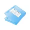 LogiLink HDD-Box für externe 2.5 Festplatten, blau Schutzbox, trop- und wasserrestistent, verschließbar (UA0131)