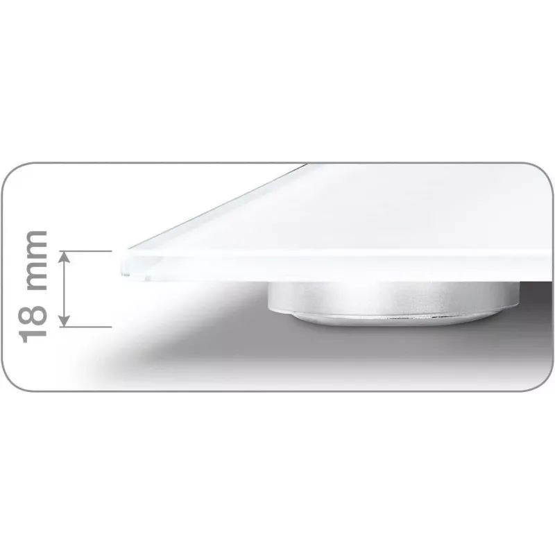 Beurer BG 13 Square szary, Transparent Elektroniczna waga osobowa