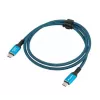 Kabel USB-C LANBERG CA-CMCM-45CU-0010-BK 1 m, moc 240 W, wideo 8K@60 Hz