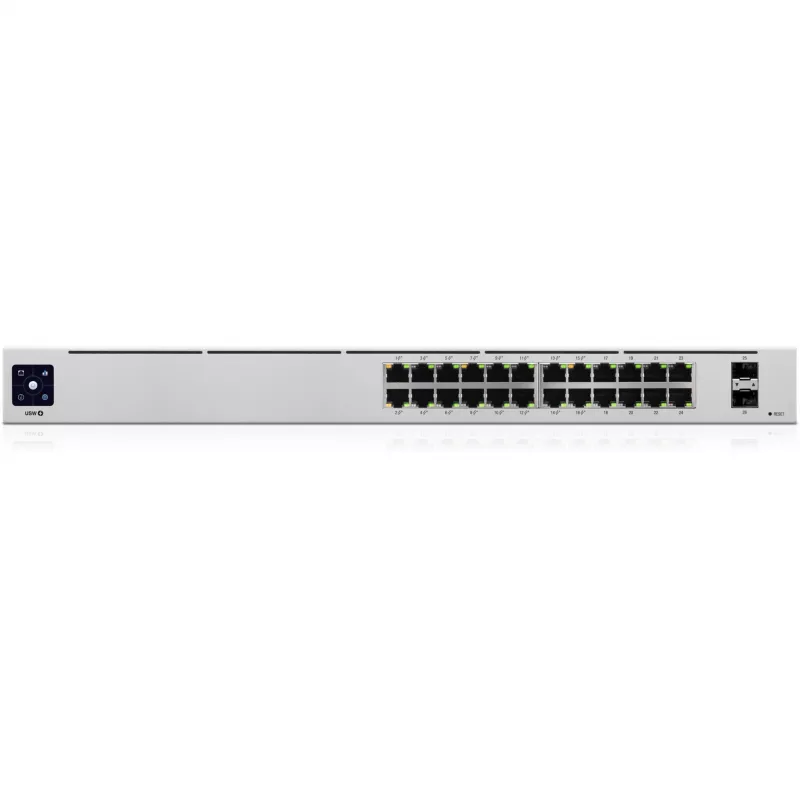 Ubiquiti Networks UniFi USW-24 Zarządzany przełącznik L2 Gigabit Ethernet (10/100/1000) Bez Power over Ethernet (PoE) Do montażu w szafie