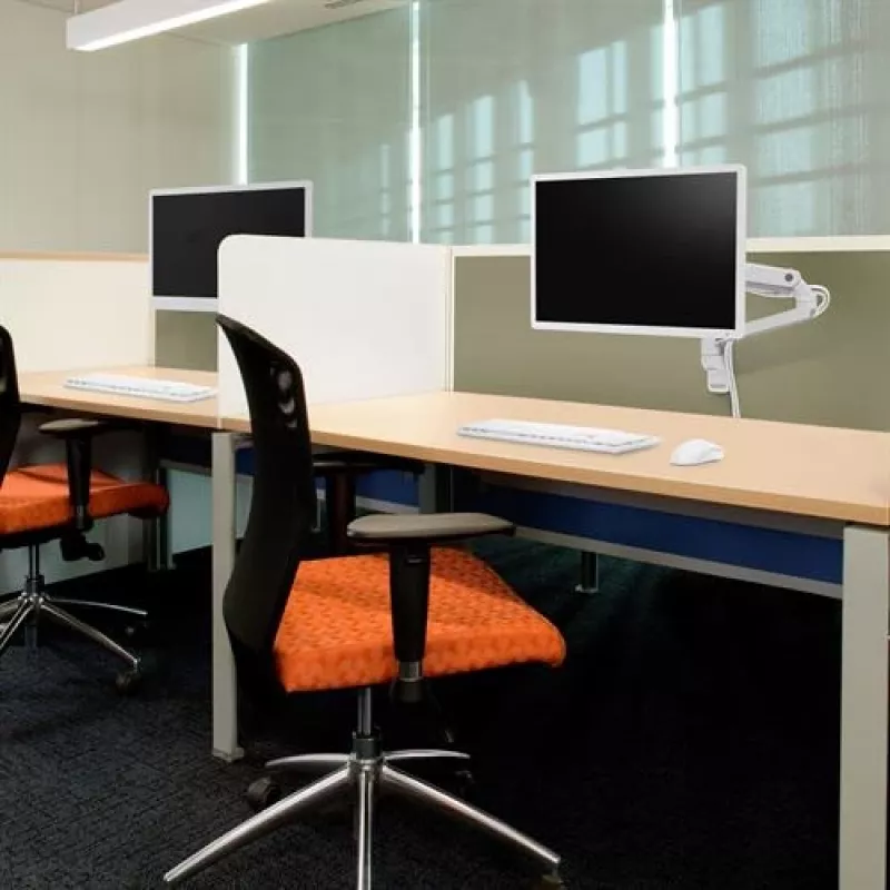 Uchwyt ścienny do monitora Ergotron MXV Series MXV 34 cali Biały