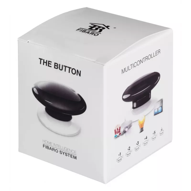 Fibaro The Button Czarny przycisk alarmowy bezprzewodowy