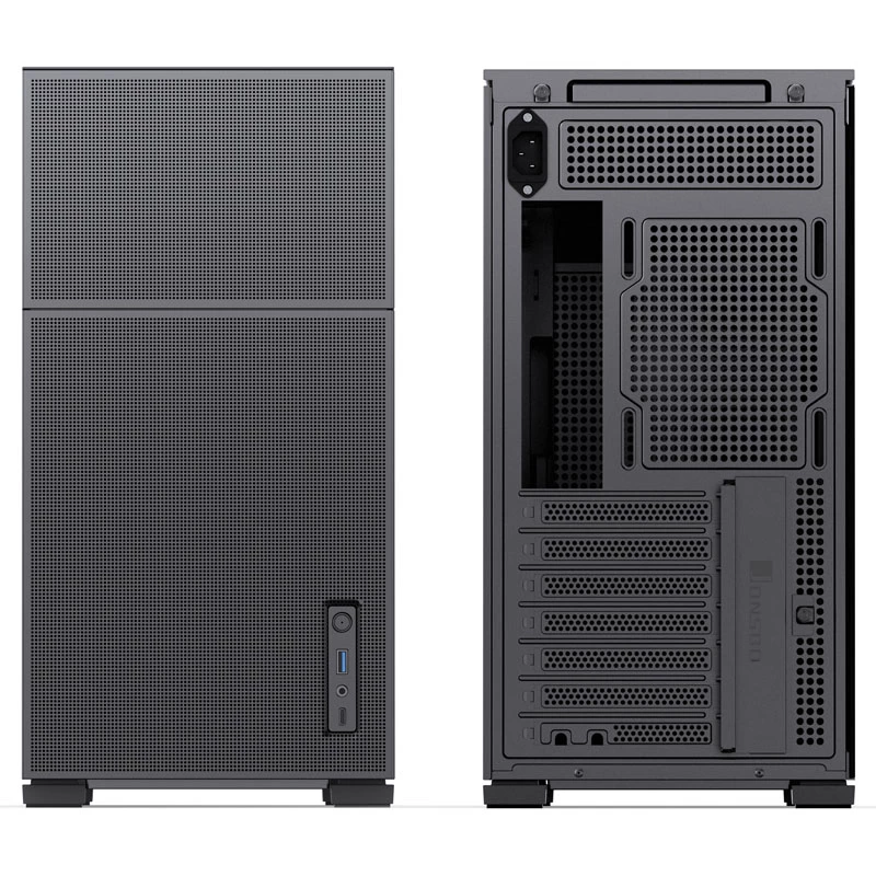 Jonsbo D41 Mesh Standard ATX PC Case – czarna, szkło hartowane