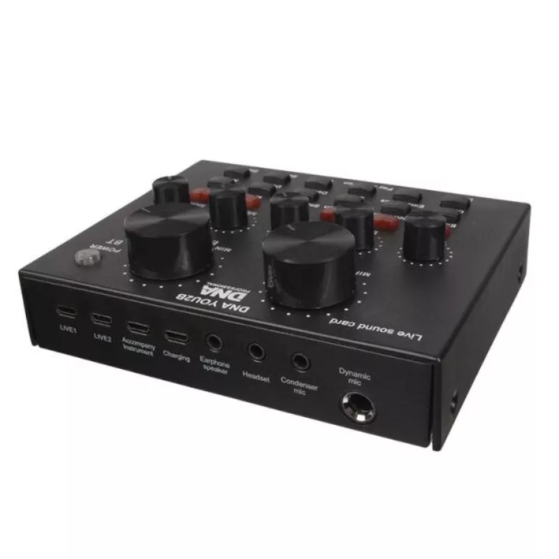 Zestaw mikrofonowy Bitmat DNA YOU2B — mikrofon, interfejs audio, statyw i kable