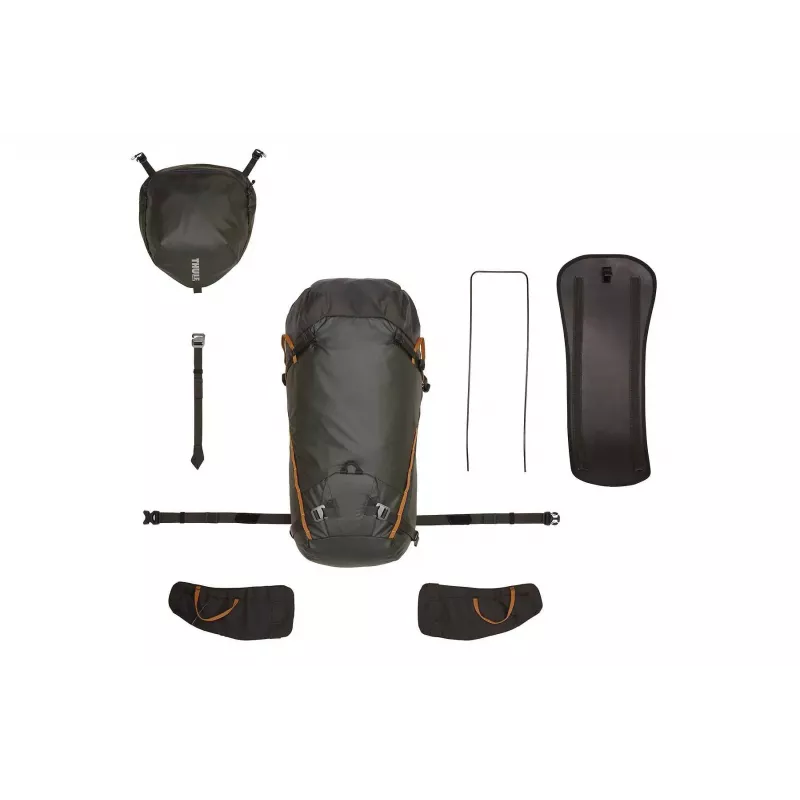 Thule | Stir Alpine, 40L | Plecaki turystyczne | Obsydian | Pasek na ramię