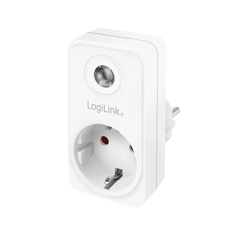 LogiLink PA0263 Ochronnik przeciwprzepięciowy biały 1 gniazdo AC 230V