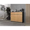 3D3S komoda 120x40x97 cm, antracyt/artisan