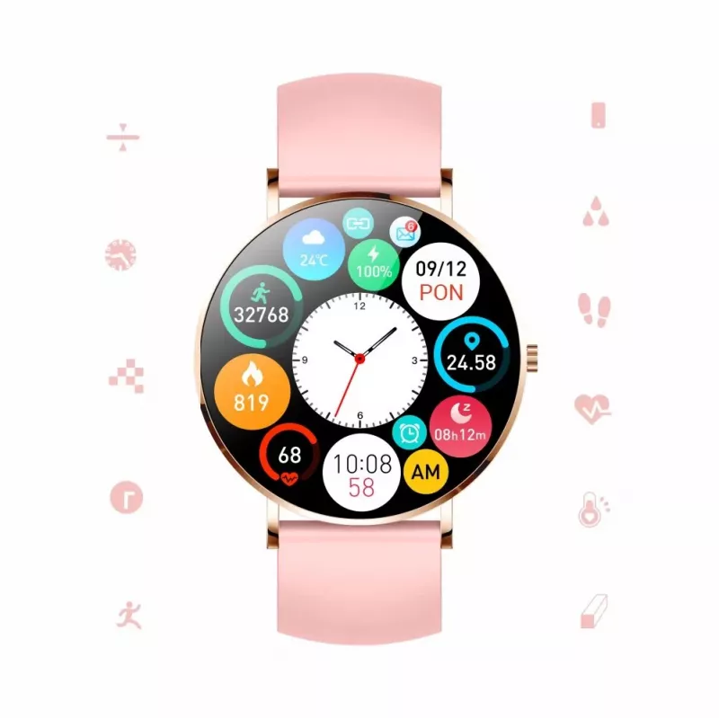 Smartwatch Manta SWU501PK różowy