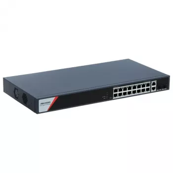 Hikvision 16-portowy gigabitowy inteligentny przełącznik POE
