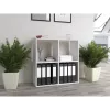 Regał do salonu Topeshop MALAX 2X2 BIEL
