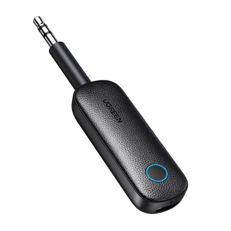 Odbiornik/nadajnik Bluetooth UGREEN CM403 — jack 3,5 mm, Bluetooth 5.0, bateria 145 mAh, czarny