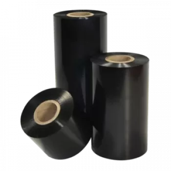 Thermotransferbänder, Inkanto, AXR 7+, Harz, 170 mm, 300 m, Außen, Schwarz Thermotransferband, Inkanto, AXR 7+, Harz, Rollenbreite: 170 mm, Kernbreite
