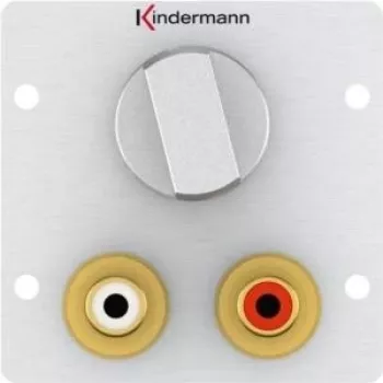 Gniazdo 2 x RCA Kindermann 7444000518