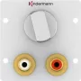 Gniazdo 2 x RCA Kindermann 7444000518