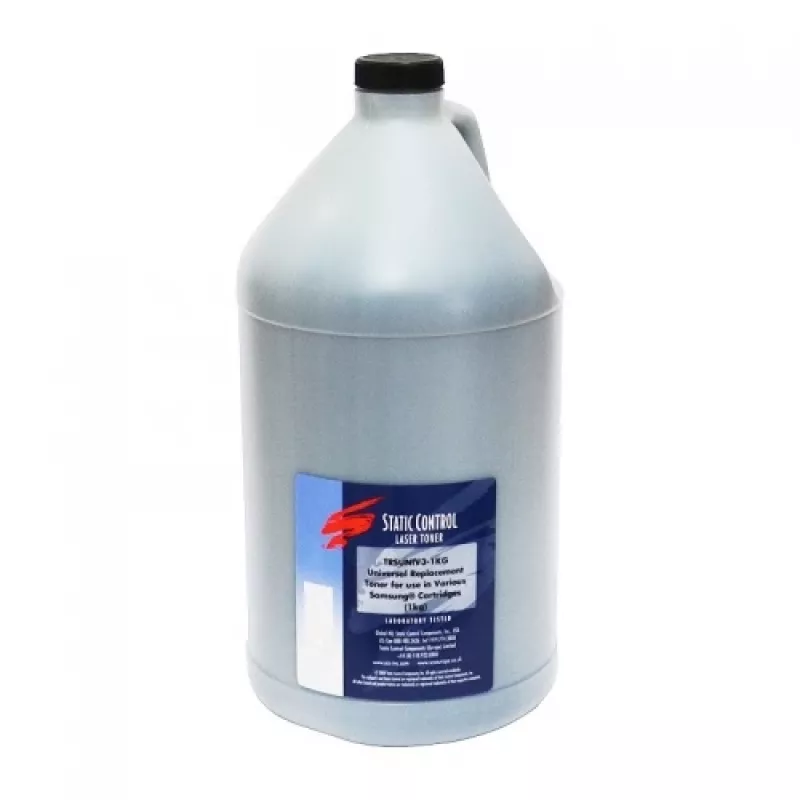 Proszek toneru do drukarek laserowych, Samsung uniwersalny XEROX czarny 1 kg, proszek do ponownego napełniania
