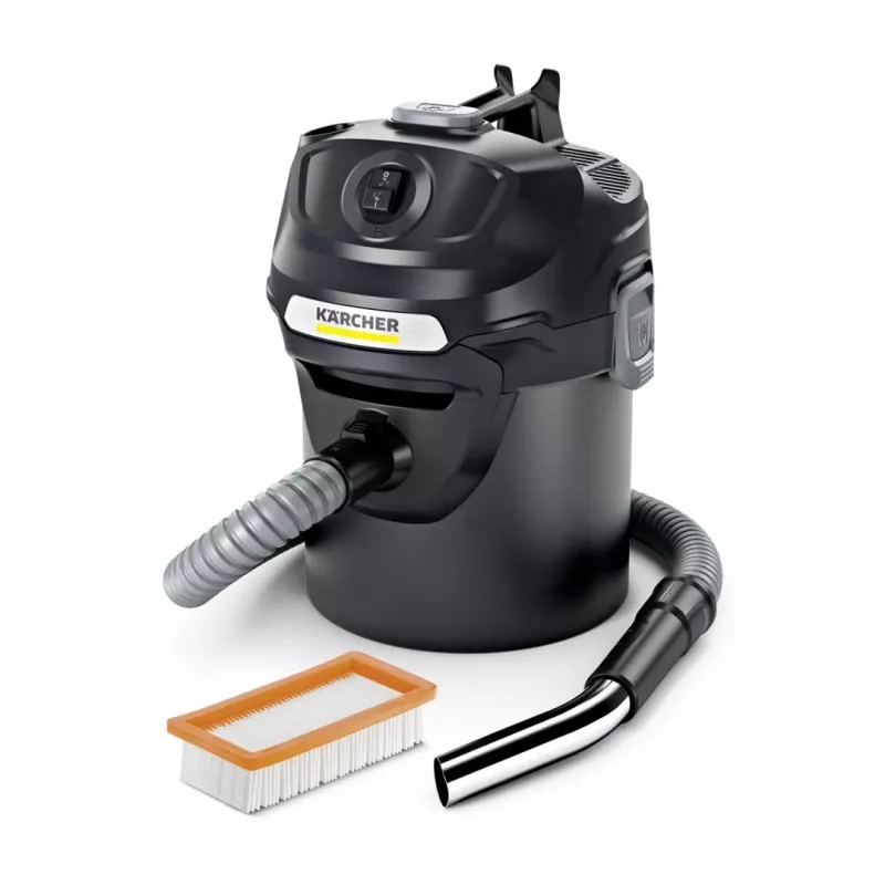 Odkurzacz Karcher AD 2 600 AW — odkurzacz do suchego popiołu, 14 l, 600 AW, wąż Ø 3,5 cm, wąż 1 m, czarny