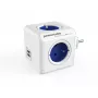 Allocacoc PowerCube Original USB (E) przedłużacz zasilania 4 gniazda AC Niebieski, Biały