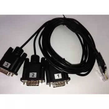Kabel szeregowy ALLNET ALL4500_COM Czarny DB-9 Męski