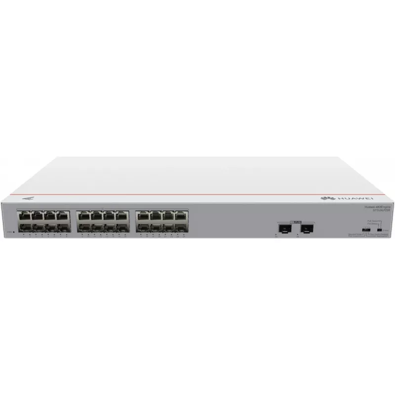 HUAWEI eKit S110 Series S110-24LP2SR Niezarządzalny przełącznik L2 Gigabit Ethernet (10/100/1000) Power over Ethernet (PoE) 1U Szary