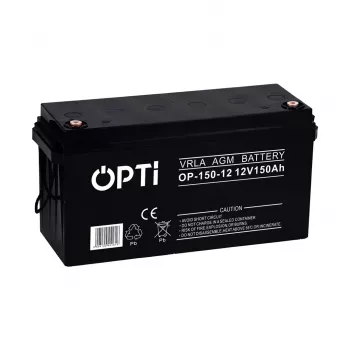 Agm Opti 12V 150 AH Vrla Battery