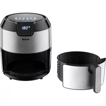 Tefal Easy Fry EY401D Single 4.2 L Stand-alone 1500 W Frytkownica beztłuszczowa Czarny, Stal nierdzewna
