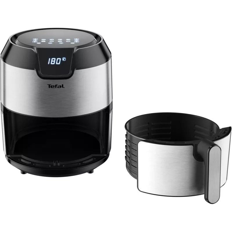 Tefal Easy Fry EY401D Single 4.2 L Stand-alone 1500 W Frytkownica beztłuszczowa Czarny, Stal nierdzewna
