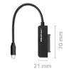 Adapter SATA QOLTEC 52269 do napędu 2,5 cala na USB-C, obsługa do 2 TB
