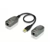 ATEN USB 2.0 Over Cat5e/6 Extender (60m), 31 mm, 63 mm, 21.9 mm, 170 g, 40 g, 20 g