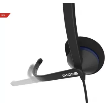 Koss | Słuchawki | CS195 USB | Przewodowe | Nauszne | Mikrofon | Czarny