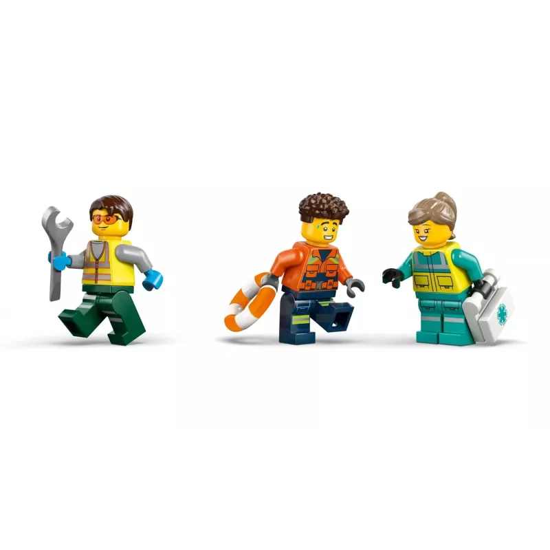 LEGO CITY 60505 Samolot, Samochód Serwisowy i Poduszkowiec Rem