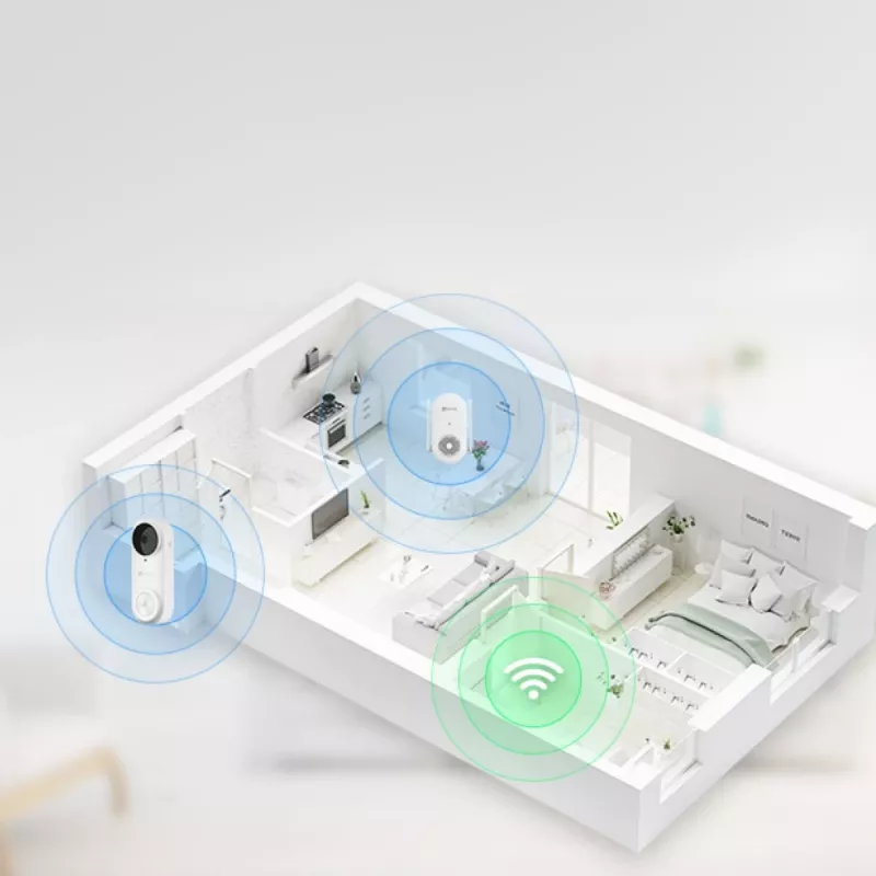 EZVIZ CH1 Smart Wi-Fi Chime for bateria-powered video doorbells