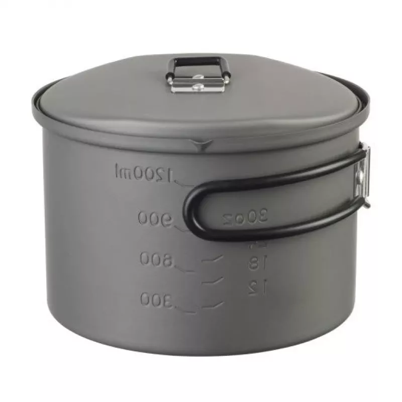 ESBIT PT1600HA naczynie turystyczne Garnek 1,6 L Aluminium, Czarny