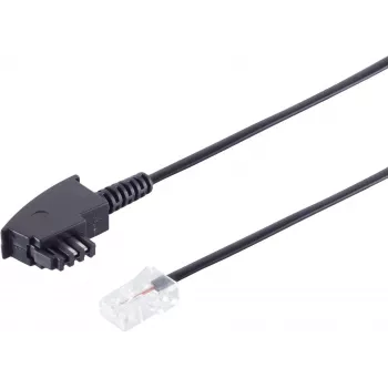 Kabel sieciowy ShiverPeaks 70002-0 0,25 m TAE-F na RJ45, kabel krosowy, 4-żyłowy