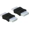 DeLOCK - Adapter do złącza zasilania - Wewnętrzny zasilacz, 4-pin (W) - Wewnętrzny zasilacz, 4-pin (W) (65045)