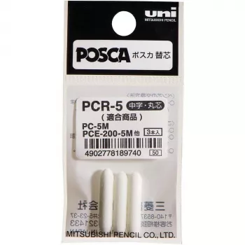 Końcówki zastępcze do markerów POSCA UNI PC-5M 3x – wymienne stalówki do markerów PC-5M, opakowanie 3 szt.