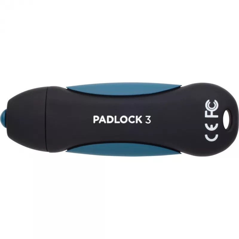 CORSAIR Flash Padlock 3 128 GB bezpieczny pendrive USB 3.0 z klawiaturą, bezpieczne sprzętowe szyfrowanie AES 256-bit