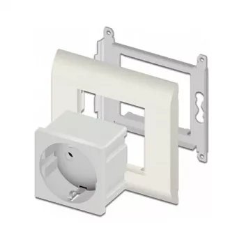 Gniazdo zasilające DELOCK CEE 7/3 (Typ E) białe, 250 V, 16 A, 4000 W