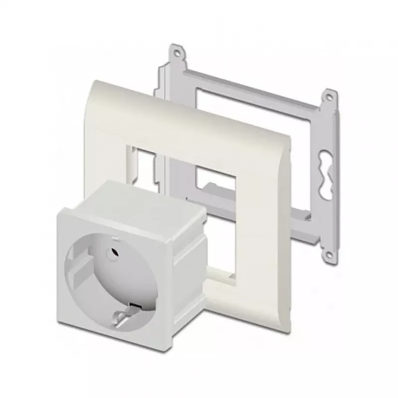 Gniazdo zasilające DELOCK CEE 7/3 (Typ E) białe, 250 V, 16 A, 4000 W